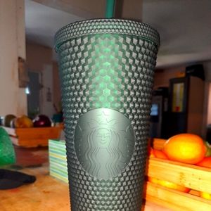 Starbucks Green studded tumbler